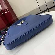 Okify Gucci Jackie 1961 Medium Bag In Dark Blue 27.5x19x4cm  - 2