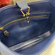 Okify Gucci Jackie 1961 Medium Bag In Dark Blue 27.5x19x4cm  - 6