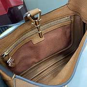 Okify Gucci Jackie 1961 Medium Bag In Brown Lychee 27.5x19x4cm  - 2