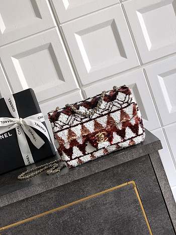 Okify CC Red Sequin Bag 20cm
