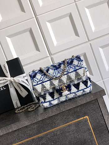 Okify CC Blue Sequin Bag 20cm