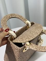 Okify Dior Lady Bag In Python Beige 17cm - 2