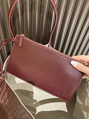 Okify Bottega Veneta Large Pinacoteca Tote Bag In Dark Red 43x17.5x23cm - 2