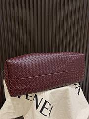 Okify Bottega Veneta Large Pinacoteca Tote Bag In Dark Red 43x17.5x23cm - 6