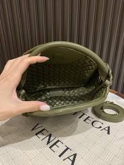 Okify Bottega Veneta Small Cobble Top Handle Bag In Green 23x11x8cm - 3