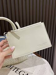 Okify Bottega Veneta Small Pinacoteca Tote Bag In White 24x12x15cm - 3