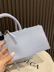 Okify Bottega Veneta Small Pinacoteca Tote Bag In Blue 24x12x15cm - 6