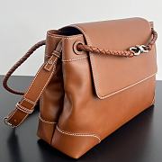 Okify Bottega Veneta Andiamo Messenger Bag In Brown 37x26x13cm  - 6