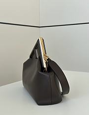Okify Fendi First Medium Bag In Dark Brown 32.5x15x23.5cm - 5