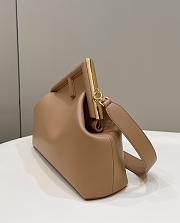 Okify Fendi First Medium Bag In Beige 32.5x15x23.5cm - 2