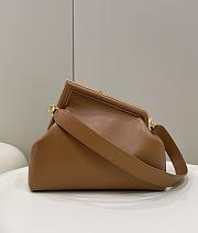 Okify Fendi First Medium Bag In Brown 32.5x15x23.5cm - 3