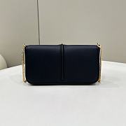 Okify Fendi Fendigraphy Wallet On Chain In Black 21x4x11cm - 6