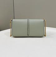 Okify Fendi Fendigraphy Wallet On Chain In Gray 21x4x11cm - 6