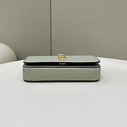 Okify Fendi Fendigraphy Wallet On Chain In Gray 21x4x11cm - 5