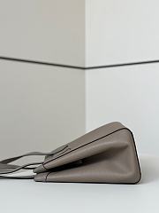 Okify Fendi Origami Medium Bag In Gray 27x15x27cm - 5