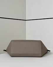 Okify Fendi Origami Medium Bag In Gray 27x15x27cm - 4