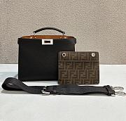 Okify Fendi ISeeU Bag In Black 26x8x20cm - 4
