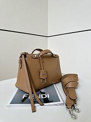Okify Fendi Selleria Bag In Brown 29x13x17cm - 2