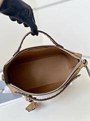 Okify Fendi Selleria Bag In Brown 29x13x17cm - 3