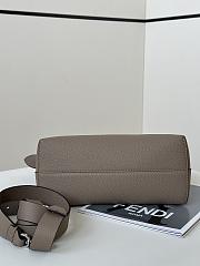 Okify Fendi Selleria Bag In Gray 29x13x17cm - 4
