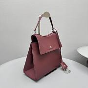 Okify Balenciaga Nano Hand Bag Medium In Red Burgundy 28x24x13cm - 4