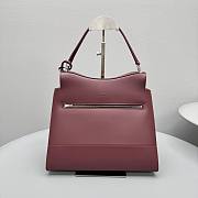 Okify Balenciaga Nano Hand Bag Medium In Red Burgundy 28x24x13cm - 2