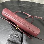 Okify Balenciaga Bel Air Clutch Bag In Red 27x14x5cm - 3
