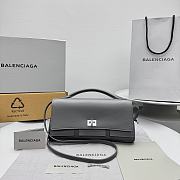 Okify Balenciaga Bel Air Clutch Bag In Gray 27x14x5cm - 1