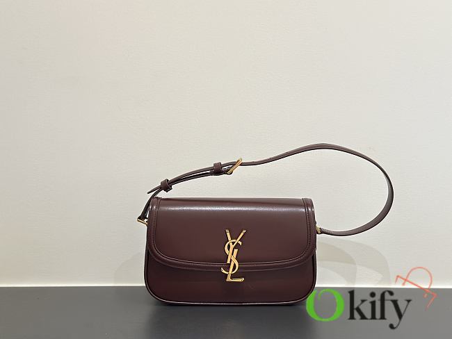 Okify YSL Solferino Armpit Bag In Red 24x17x8.5cm - 1