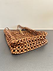 Okify YSL LE 5 À 7 Bag In Wood Beads 30x35x10cm  - 3