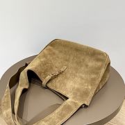 Okify YSL LE 5 À 7 Bea Tote Bag In Brown Suede 50x28x18cm - 4