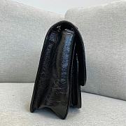 Okify YSL Niki Medium Bag In Vintage Leather With Silver Hardware 28x20x8cm - 2
