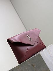 Okify YSL Envelope Pouch Bag In Red 29.5x18x4.5cm  - 5