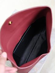 Okify YSL Envelope Pouch Bag In Red 29.5x18x4.5cm  - 2