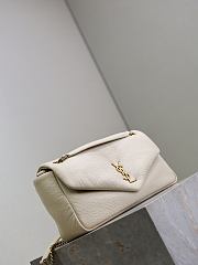 Okify YSL Calypso Bag In White 30x15x7.5cm - 4