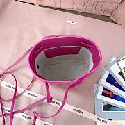 Okify MiuMiu Pink Suede Pouch 17x14x6cm - 2
