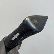 Okify YSL Crystal Heels In Black 10.5cm  - 6