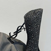 Okify YSL Crystal Heels In Black 10.5cm  - 4