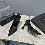 Okify YSL Crystal Heels In Black 10.5cm  - 3