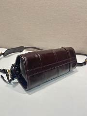 Okify Prada Mini Bonnie Bag In Dark Brown 23.5x12x9cm  - 5