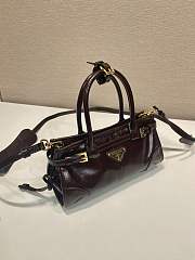 Okify Prada Mini Bonnie Bag In Dark Brown 23.5x12x9cm  - 4