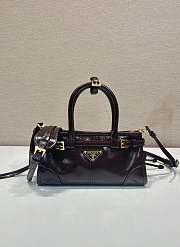 Okify Prada Mini Bonnie Bag In Dark Brown 23.5x12x9cm  - 1