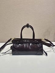 Okify Prada Mini Bonnie Bag In Dark Brown 23.5x12x9cm  - 2