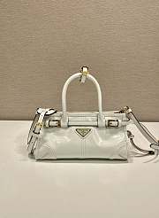 Okify Prada Mini Bonnie Bag In White 23.5x12x9cm  - 1