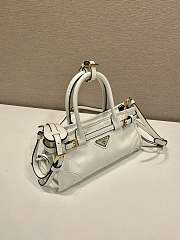 Okify Prada Mini Bonnie Bag In White 23.5x12x9cm  - 5