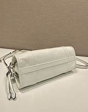 Okify Prada Mini Bonnie Bag In White 23.5x12x9cm  - 4