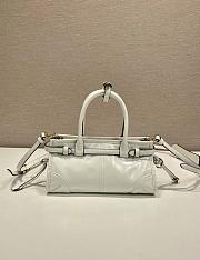 Okify Prada Mini Bonnie Bag In White 23.5x12x9cm  - 3