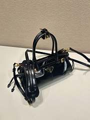 Okify Prada Mini Bonnie Bag In Black 23.5x12x9cm  - 5