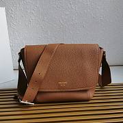 Okify Prada Messenger Bag In Brown 22x22x12cm - 1
