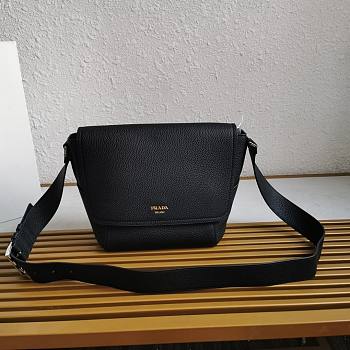 Okify Prada Messenger Bag In Black 22x22x12cm